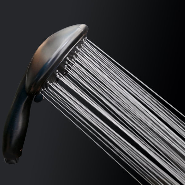 Ana Bath 5Inch Multi Function Dual Shower Head with 5Ft Hose